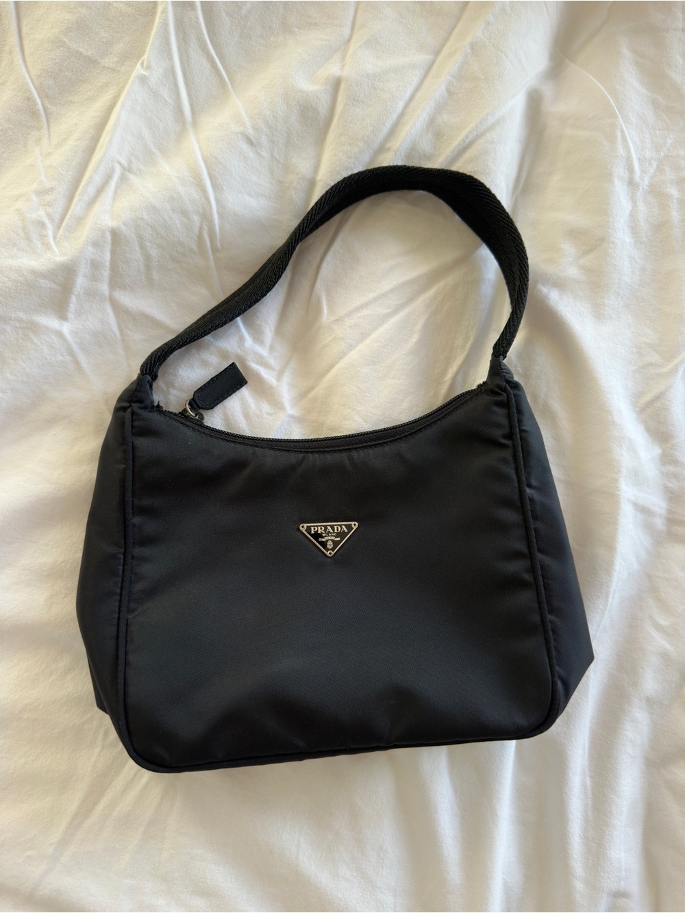 Prada - Black Nylon Shoulder Bag